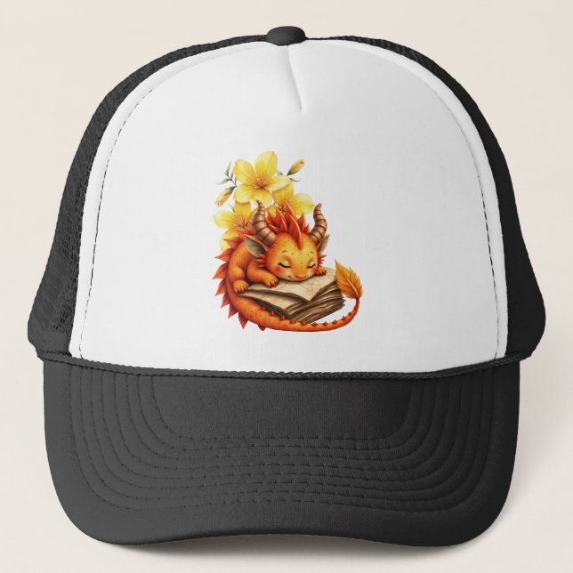 Gorra De Camionero El pequeño dragón místico.  (Anverso)