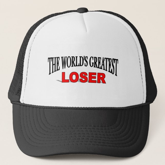 Gorra De Camionero El perdedor más grande del mundo (Anverso)