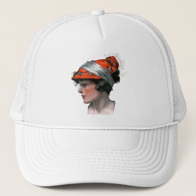 Gorra De Camionero El perfil de la mujer (Anverso)