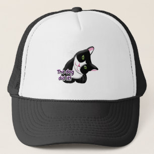 Gorra De Camionero El perro lo hizo Cat