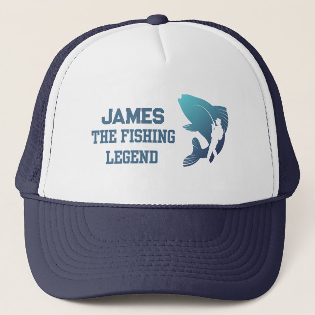 Gorra De Camionero El Personalizado de la leyenda pesquera (Anverso)