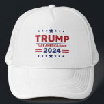 Gorra De Camionero El personalizado Donald Trump 2024 recuperó a Esta<br><div class="desc">Haga una declaración con el Personalizado Donald Trump 2024 Take America Back Trucker Hat. Este gorra presenta el audaz eslogan "Take America Back" en colores patrióticos, perfecto para mostrar su apoyo a la campaña del 2024. Diseñado con una cómoda malla trasera y un cierre ajustable, este camionero es un lugar...</div>
