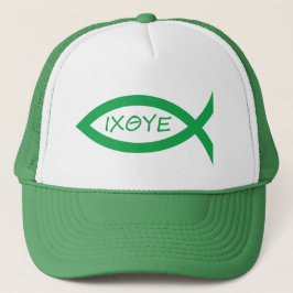 Gorra De Camionero El pescado es verde