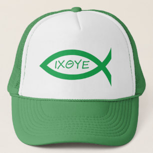 Gorra De Camionero El pescado es verde