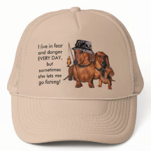 El pescador del Dachshund