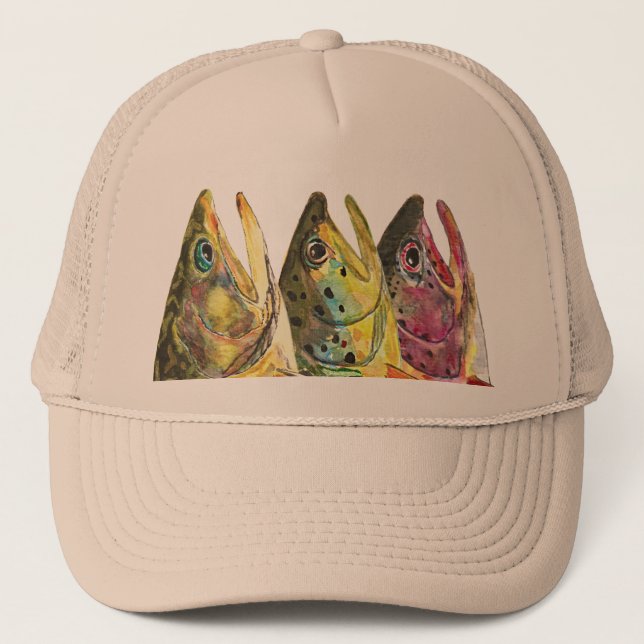 Gorra De Camionero El pescador truco (Anverso)