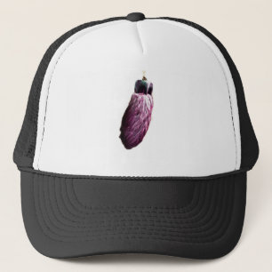 Gorra De Camionero El pie de conejo afortunado púrpura