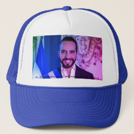 Gorra De Camionero El presidente de El Salvador, Nayib Bukele