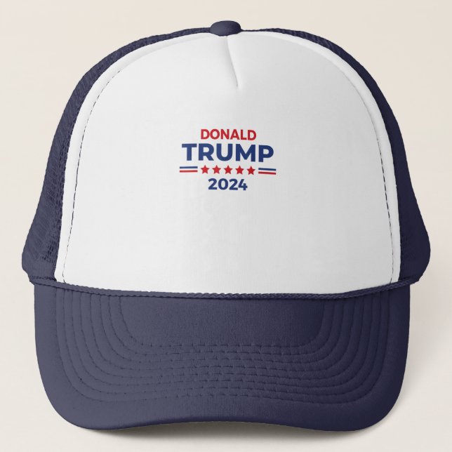 Gorra De Camionero El presidente Donald Trump en 2024 (Anverso)