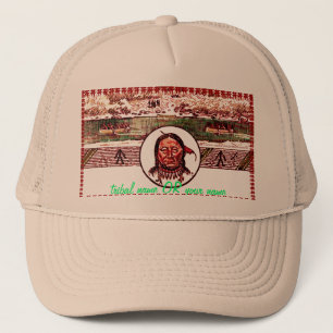 Gorra De Camionero "El pueblo original de América del Norte"