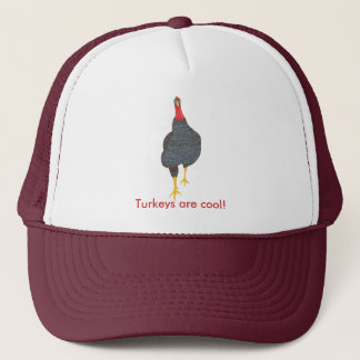 Gorra De Camionero El puntal de Turquía del Pointillism, pavos es