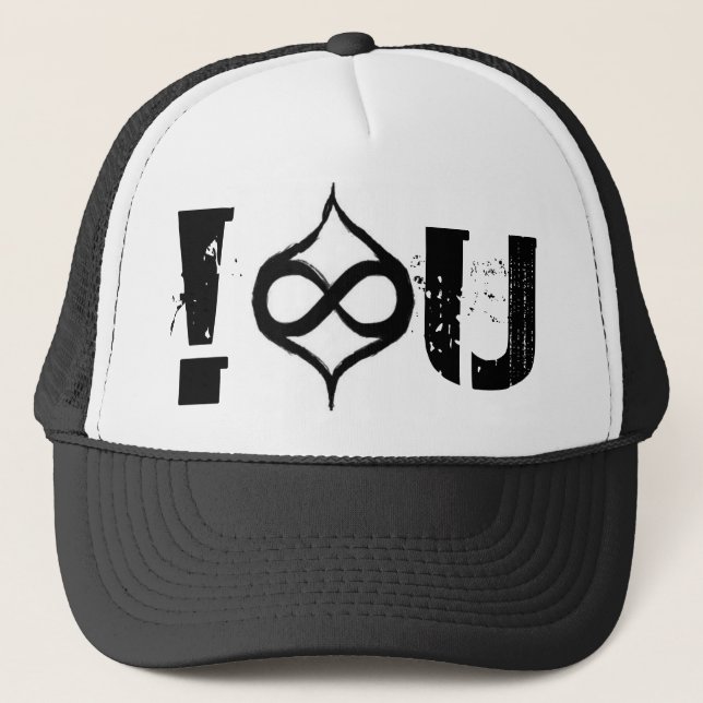 Gorra De Camionero El punto infinito reflejado del amor (Anverso)