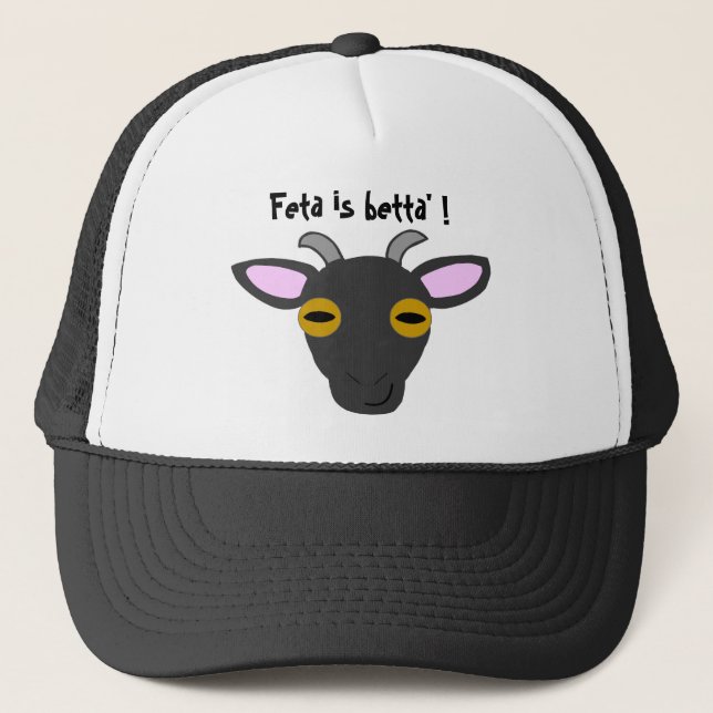 Gorra De Camionero ¡El queso Feta es betta! (Anverso)
