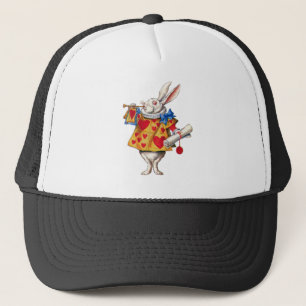 GORRA DE CAMIONERO EL RABBIT BLANCO DE ALICE EN WONDERLAND