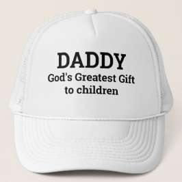 Gorra De Camionero El regalo del Día del Padre DADDY DIOS MÁS GRANDE