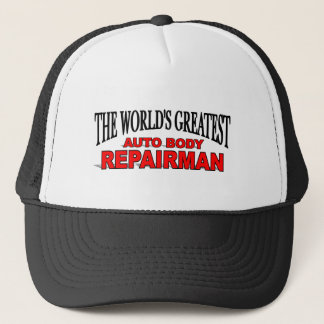 Gorra De Camionero El reparador auto más grande del cuerpo del mundo