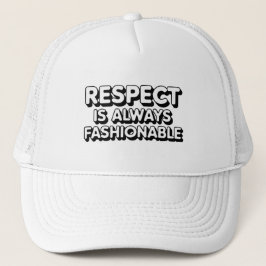 Gorra De Camionero El Respeto Es Siempre Modestable