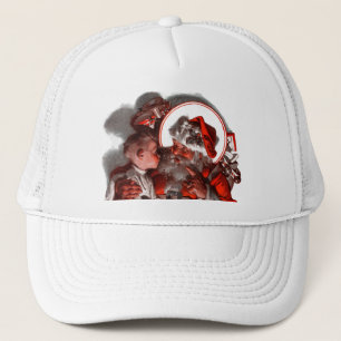 Gorra De Camionero El revestimiento de Santa