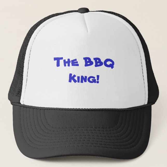 Gorra De Camionero ¡El rey del Bbq! (Anverso)