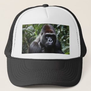 Gorra De Camionero El rey del gorila de medianoche: Monarca del bosqu