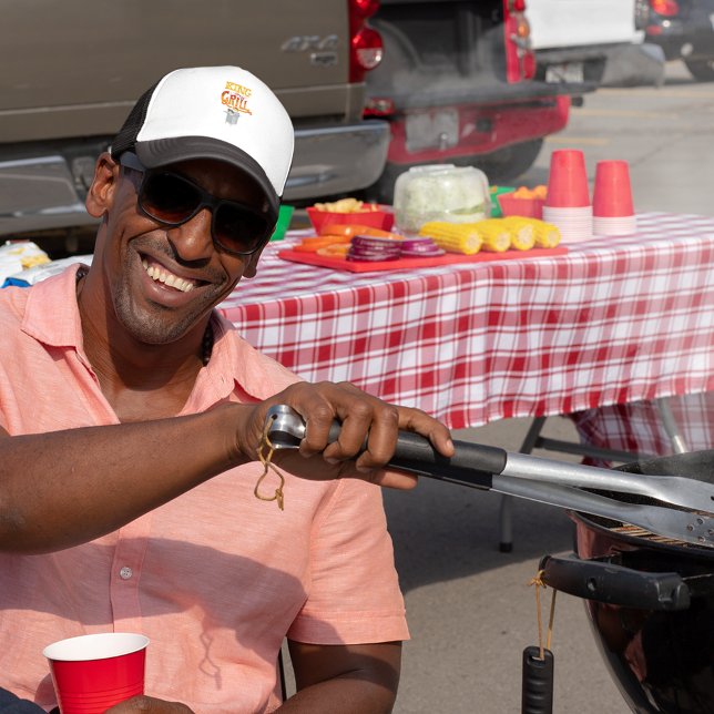 Gorra De Camionero El rey del gráfico de la parrilla (Subido por el creador)