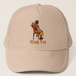 Gorra De Camionero El rey Tut en su trono