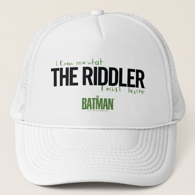 Gorra De Camionero El Riddler - Sé Lo Que Debo Convertirme (Anverso)