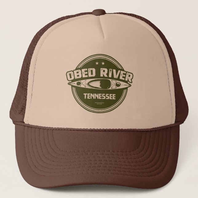 Gorra De Camionero El río Obed Tennessee Kayaking (Anverso)