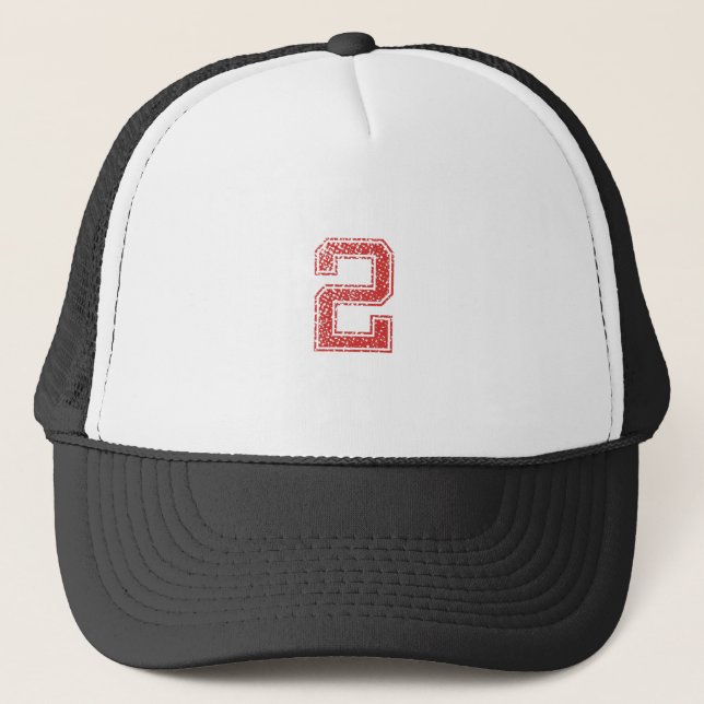 Gorra De Camionero El rojo se divierte Jerzee número 2 (Anverso)