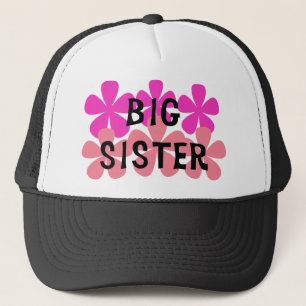 Gorra De Camionero El rosa florece a la hermana grande