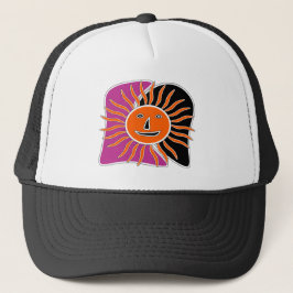 Gorra De Camionero El rostro sonriente del sol