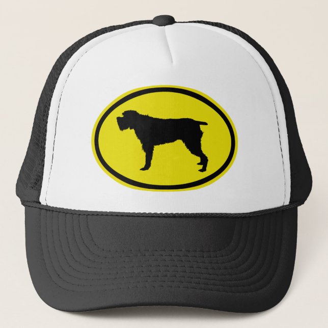 Gorra De Camionero El señalar Griffon Wirehaired (Anverso)