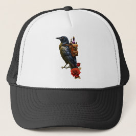 Gorra De Camionero El Servicio de Entrega de Relojería del Cuervo