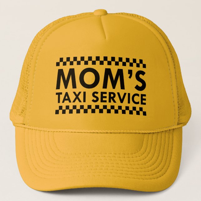 Gorra De Camionero El servicio de taxi de mamá (Anverso)