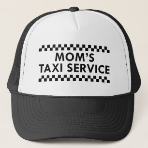 Gorra De Camionero El servicio de taxi de mamá