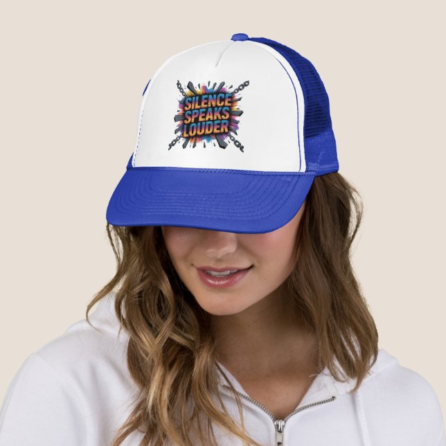 Gorra De Camionero El silencio habla más fuerte (In situ)