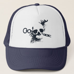 Gorra De Camionero El símbolo del cráneo del nigromante