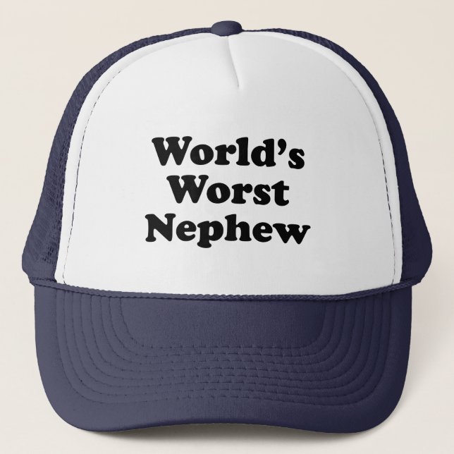 Gorra De Camionero El sobrino peor del mundo (Anverso)