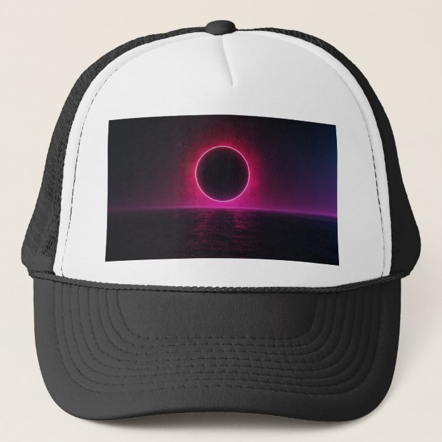 Gorra De Camionero El Sol Oscuro Alzándose (Anverso)