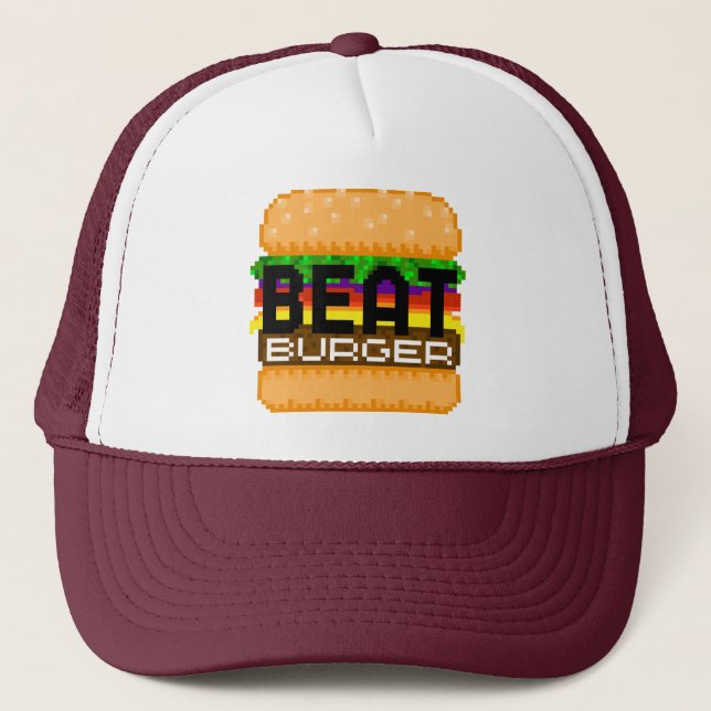 Gorra De Camionero El supermercado presenta BEATBURGER - casquillo (Anverso)