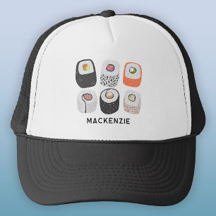 Gorra De Camionero El sushi divertido arte de comida japonés personal