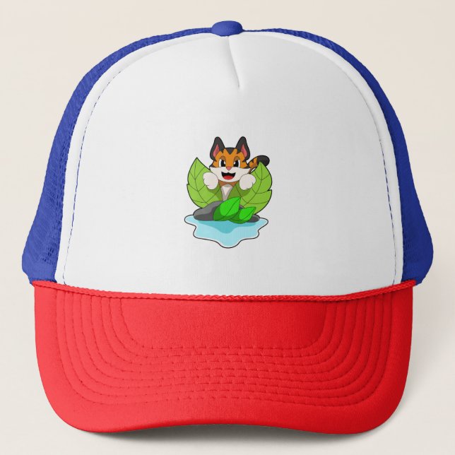 Gorra De Camionero El tigre en la caza (Anverso)