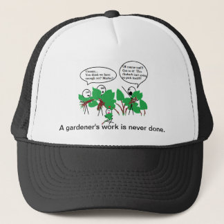 Gorra De Camionero El trabajo de un jardinero