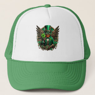 Gorra De Camionero El trébol de vapor del Día de San Patricio