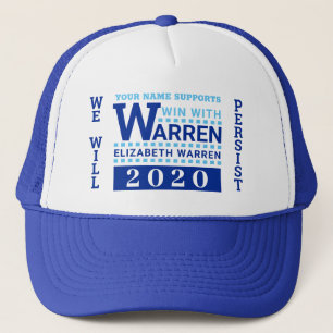 Gorra De Camionero El triunfo de Warren 2020 con Warren personalizó