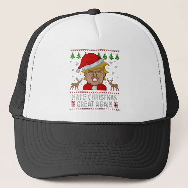 Gorra De Camionero El triunfo hace navidad el gran otra vez suéter (Anverso)