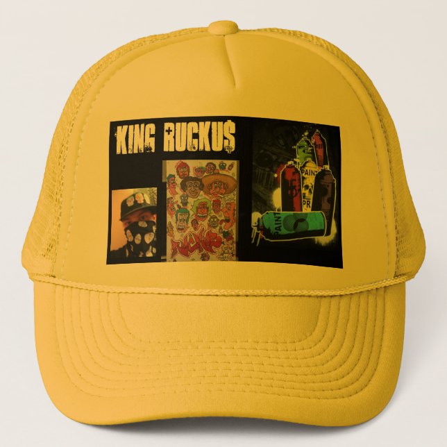 GORRA DE CAMIONERO EL UN REY DE ORO RUCKU$ (Anverso)