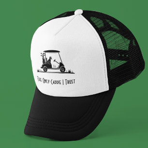 Gorra De Camionero El único caddie en quien confío Golden Retriever e