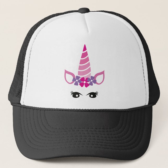 Gorra De Camionero El Unicornio Rosa (Anverso)