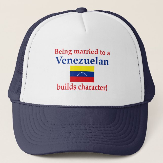 Gorra De Camionero El venezolano construye el carácter (Anverso)